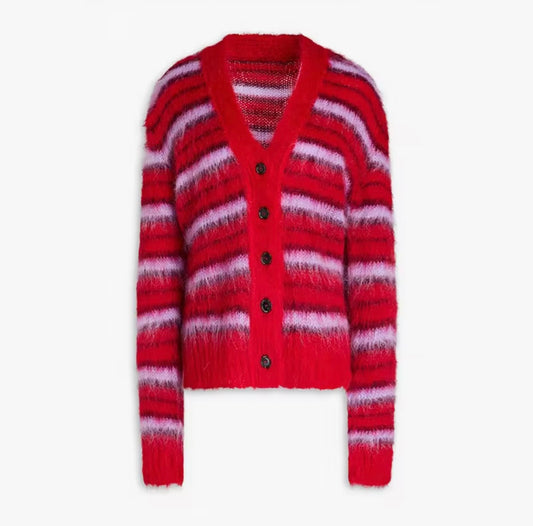 Scarlet Stripe Knit