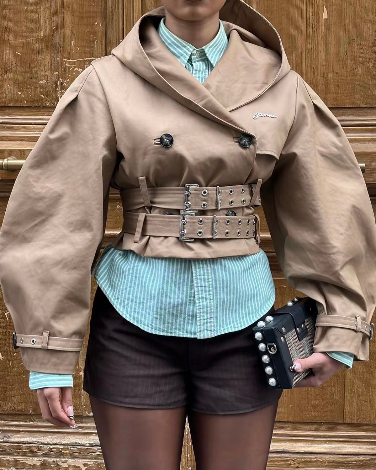 L.A Belted Mini Trench